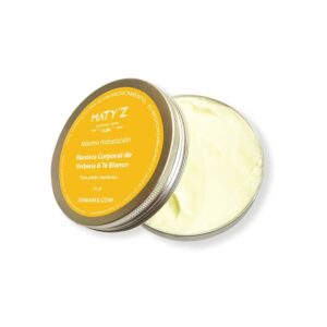 Crema S&oacute;lida (Cold Cream) Verbena & T&eacute; Blanco &ndash; Hidratante Natural con Antioxidantes &ndash; Frescura y Luminosidad para la Piel &ndash; Artesanal y Vegana