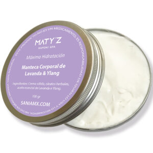 Crema S&oacute;lida Lavanda & Ylang &ndash; Hidratante Natural para Piel Seca o Madura &ndash; Cold Cream Vegana y Artesanal